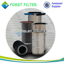 FORST Polyester Spunbonded Micron Dust Collector Filter Pleated Air Cartridge